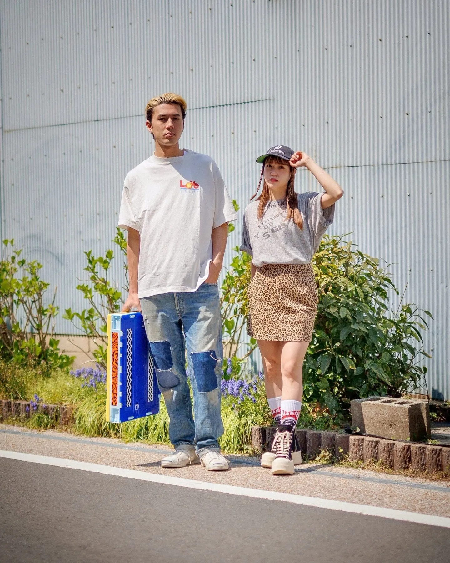 SAINT Mxxxxxx 25SS LOVE_SS TEE/WHT LOVE little sun destroyed washed distressed short sleeves off-white S-XL rainbow OE yarn original version consistent tube woven side seam fabric re-washed distressed craftsmanship of cut and damaged holes hand-made graffiti splashed ink original consistent main mark/wash mark/little angel anti-counterfeiting mark